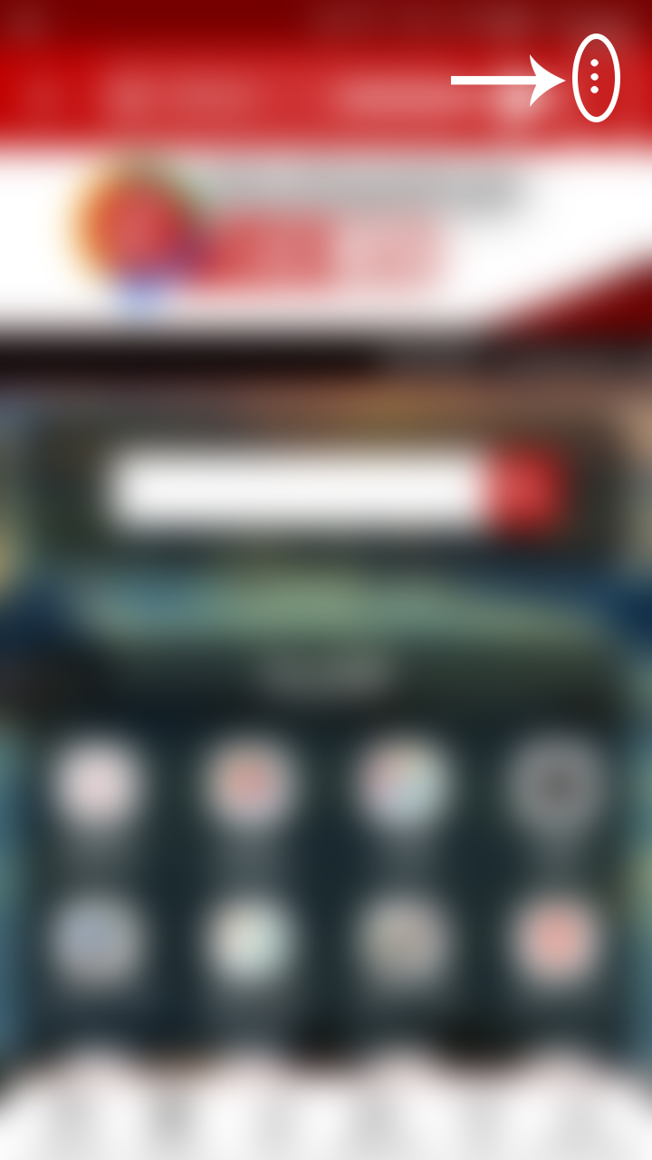 Android add to home screen step 1