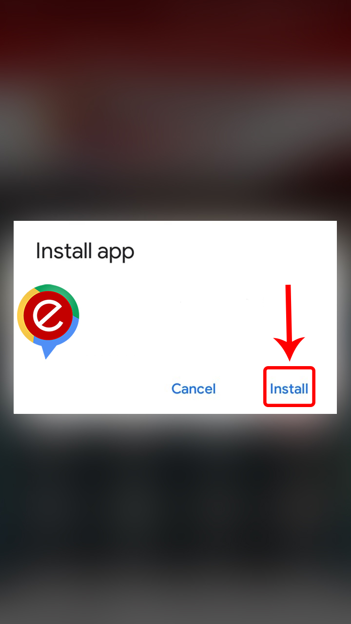 Android add to home screen step 3